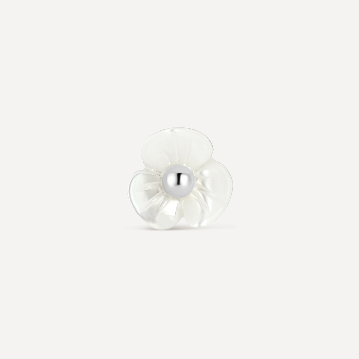 Boucle d'oreille Petite orchidée