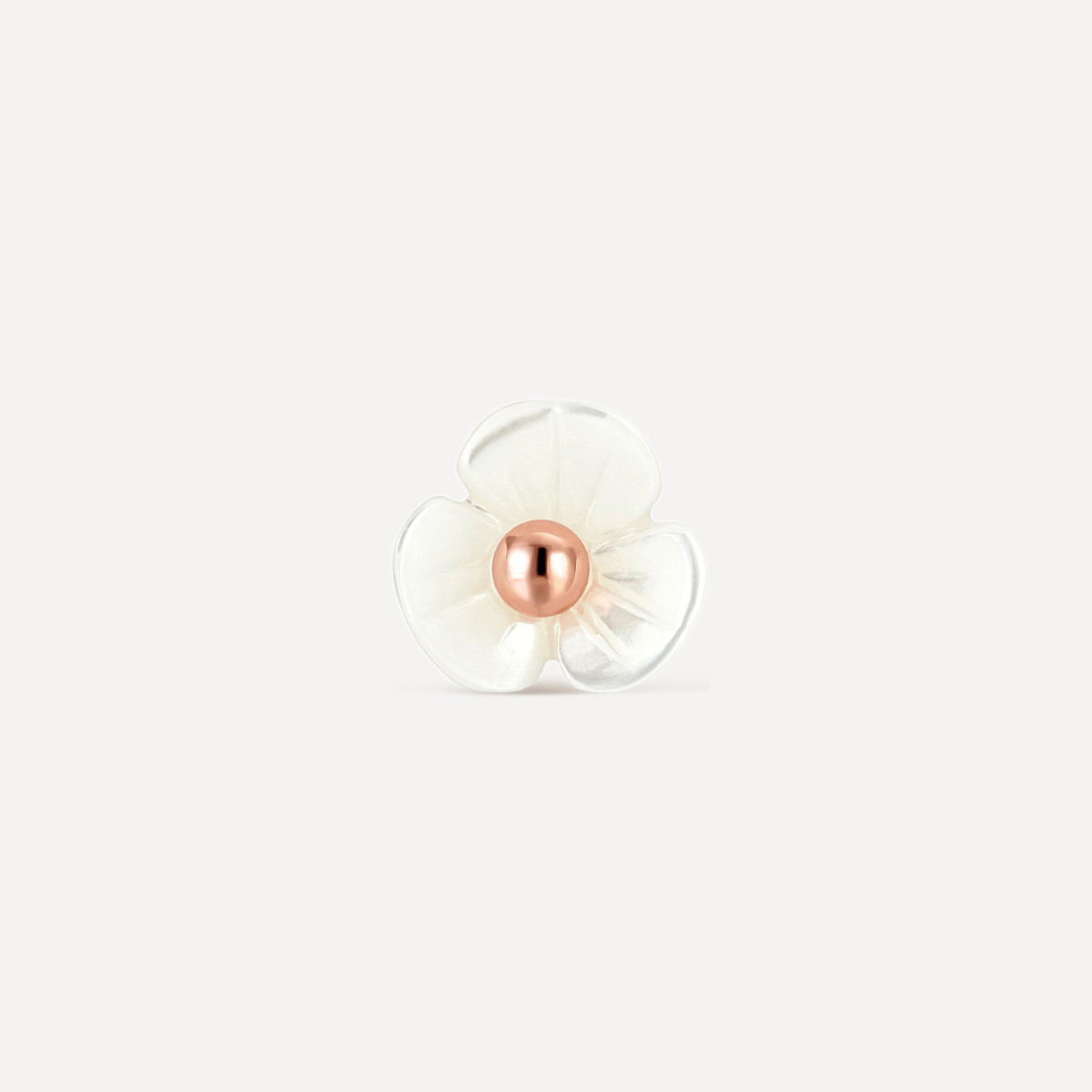 Boucle d'oreille Petite orchidée
