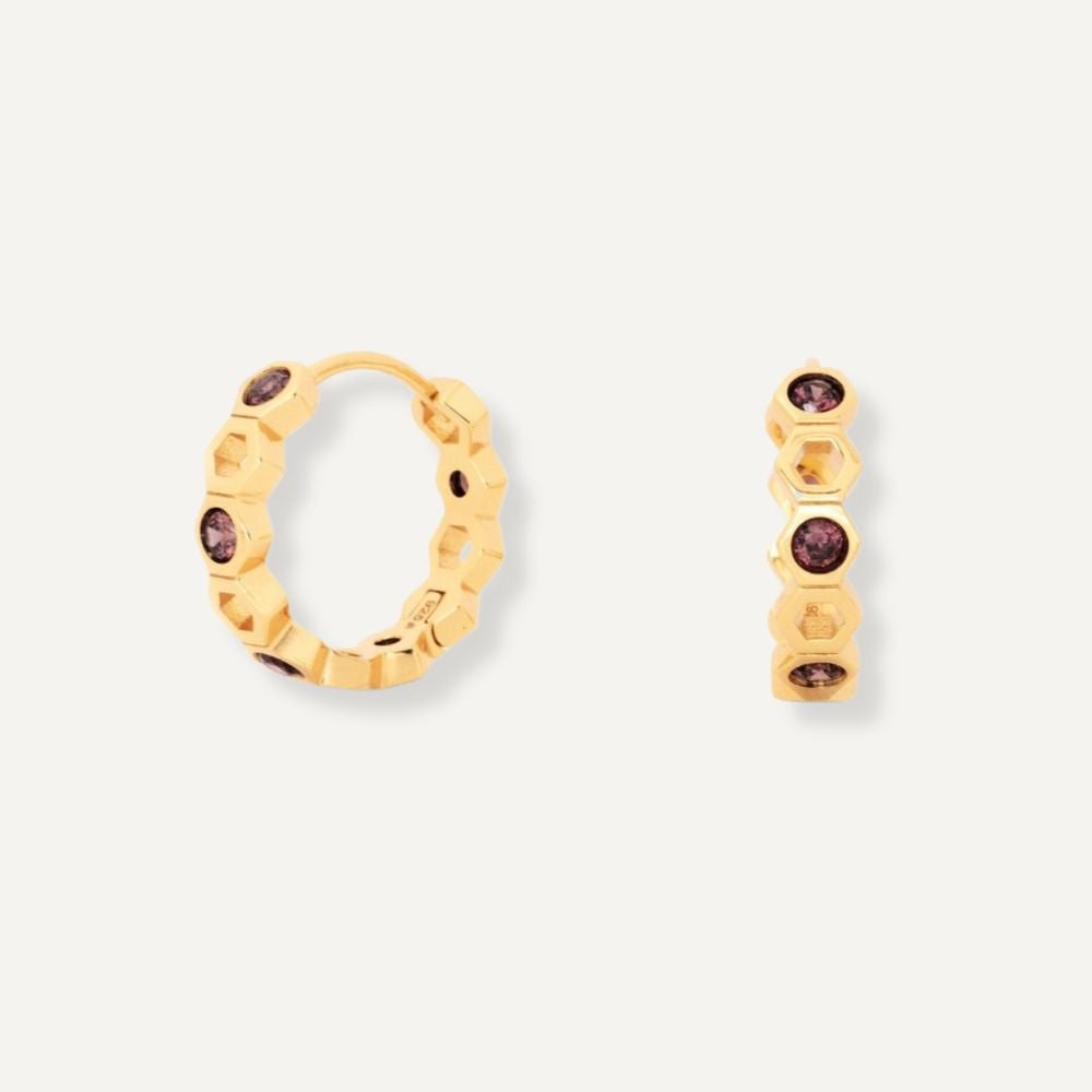 Rose earrings