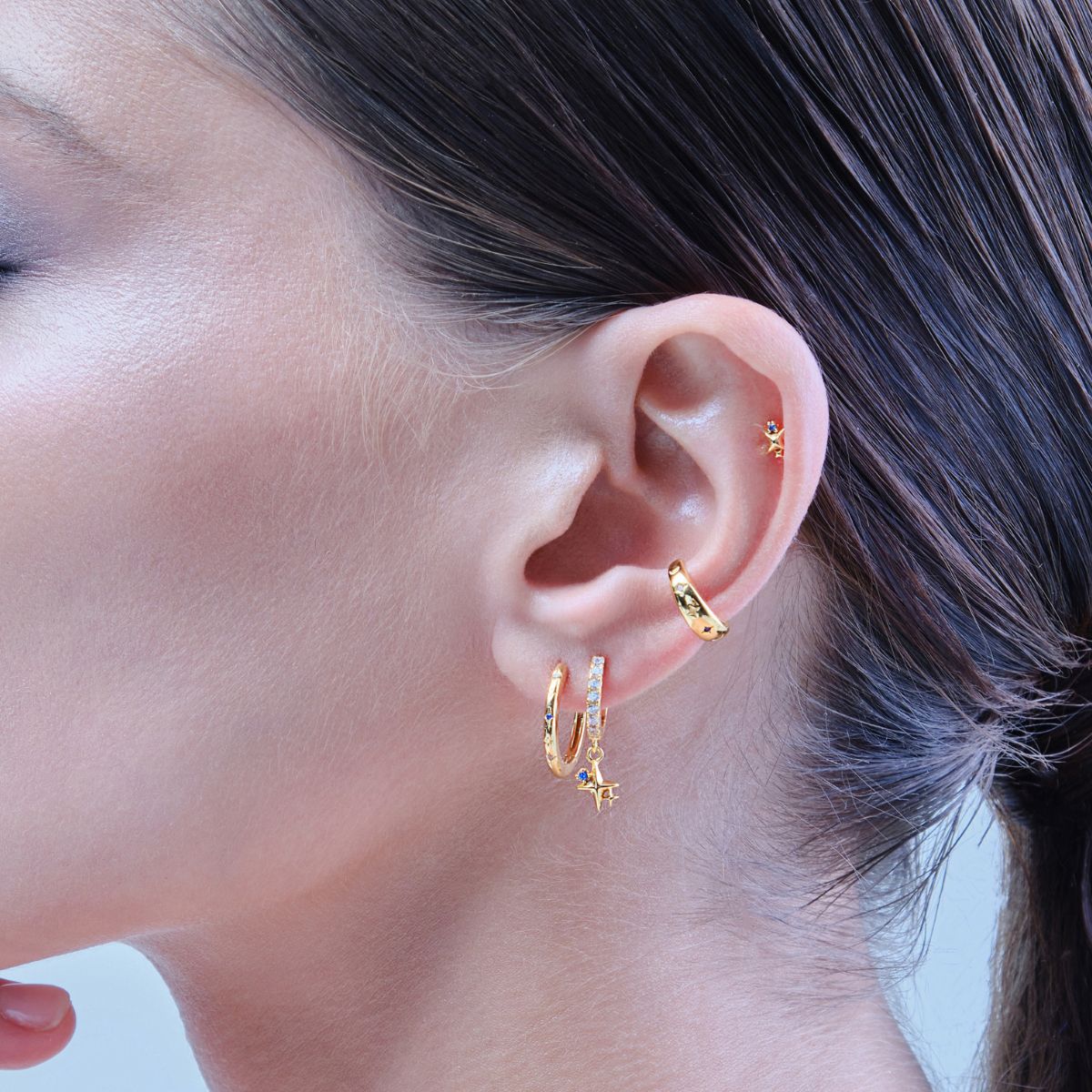 Boucle d'oreille Gemini