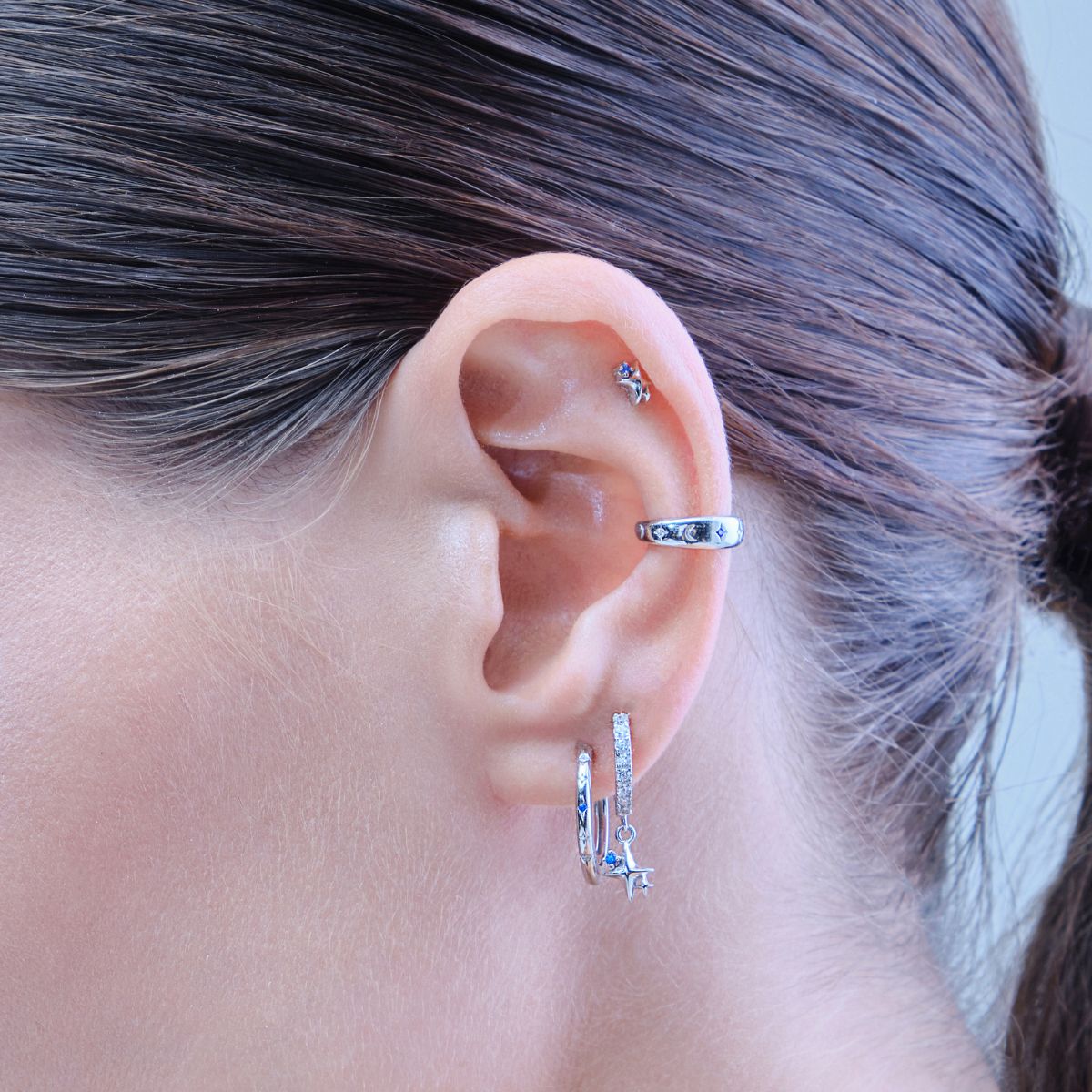 Boucle d'oreille Gemini