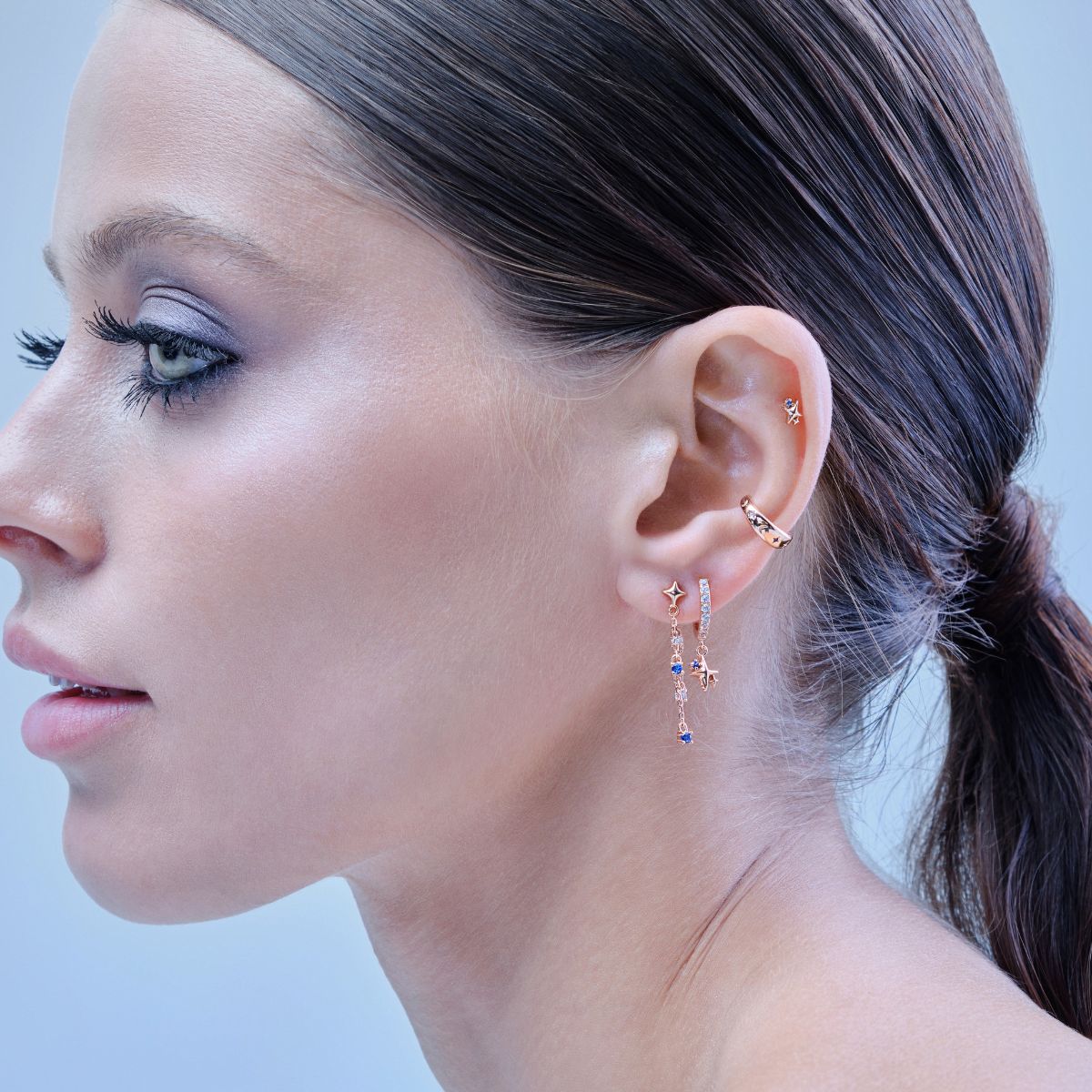 Boucle d'oreille Gemini