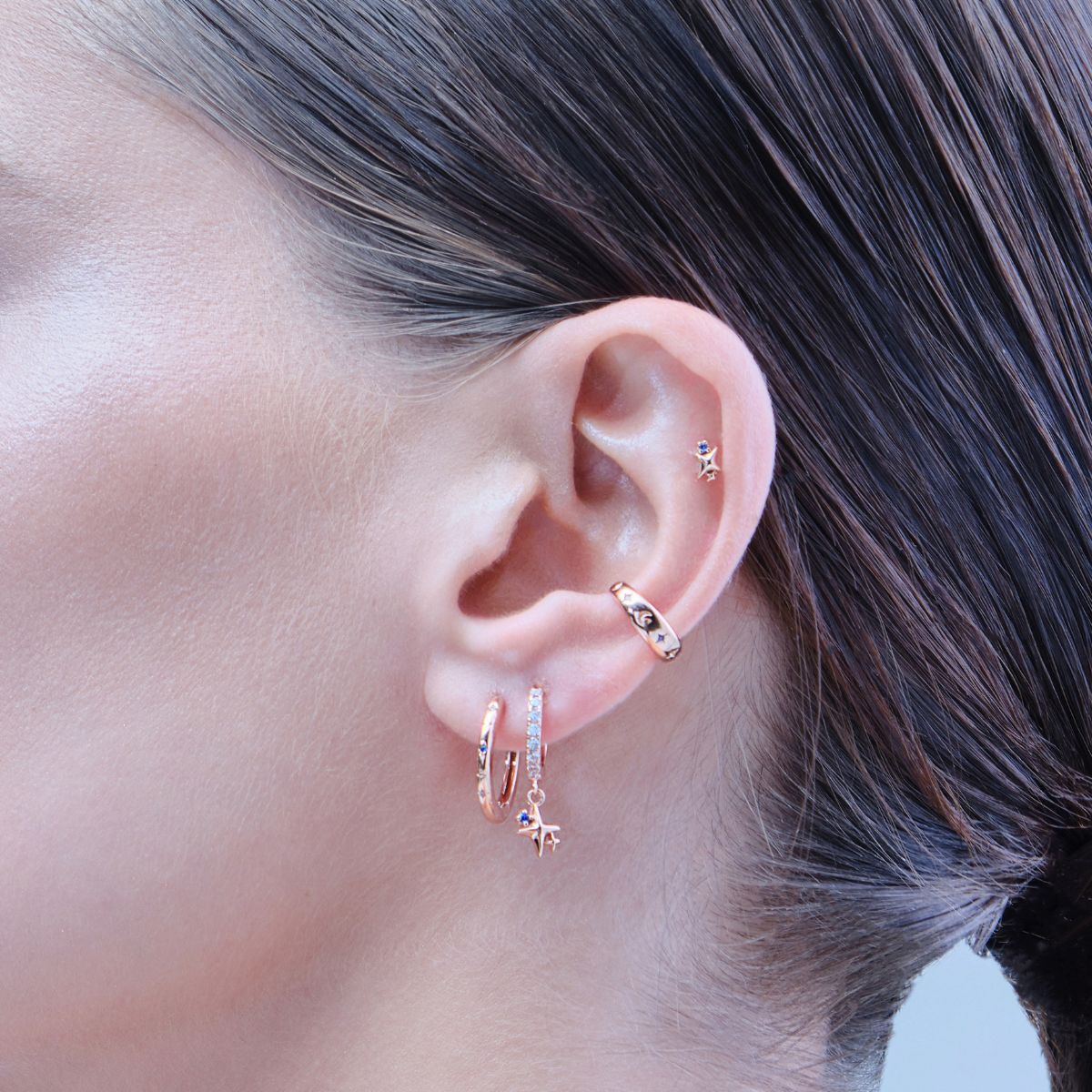 Boucle d'oreille Gemini