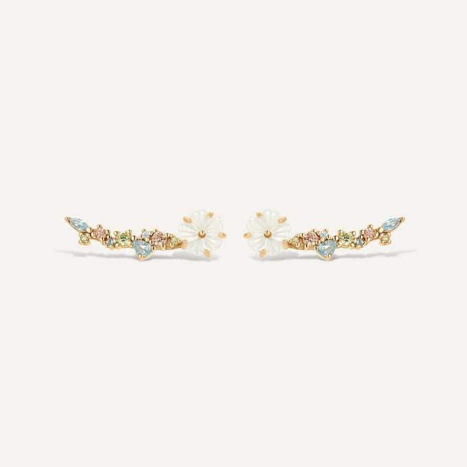 Ear climbers Maëline Gult guld