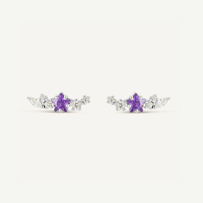 Boucle d'oreille Vega Argent