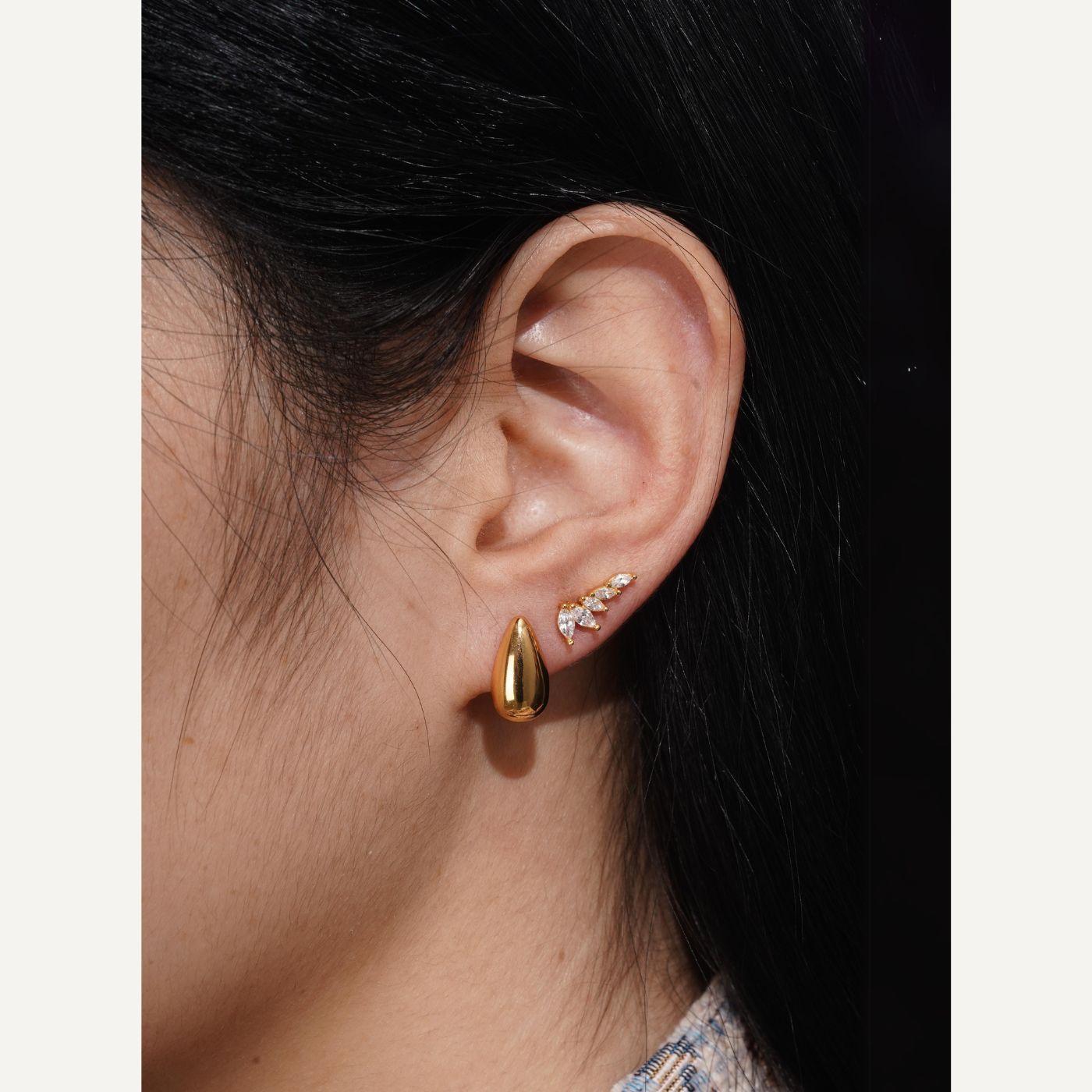 Boucle d'oreille Dune Or