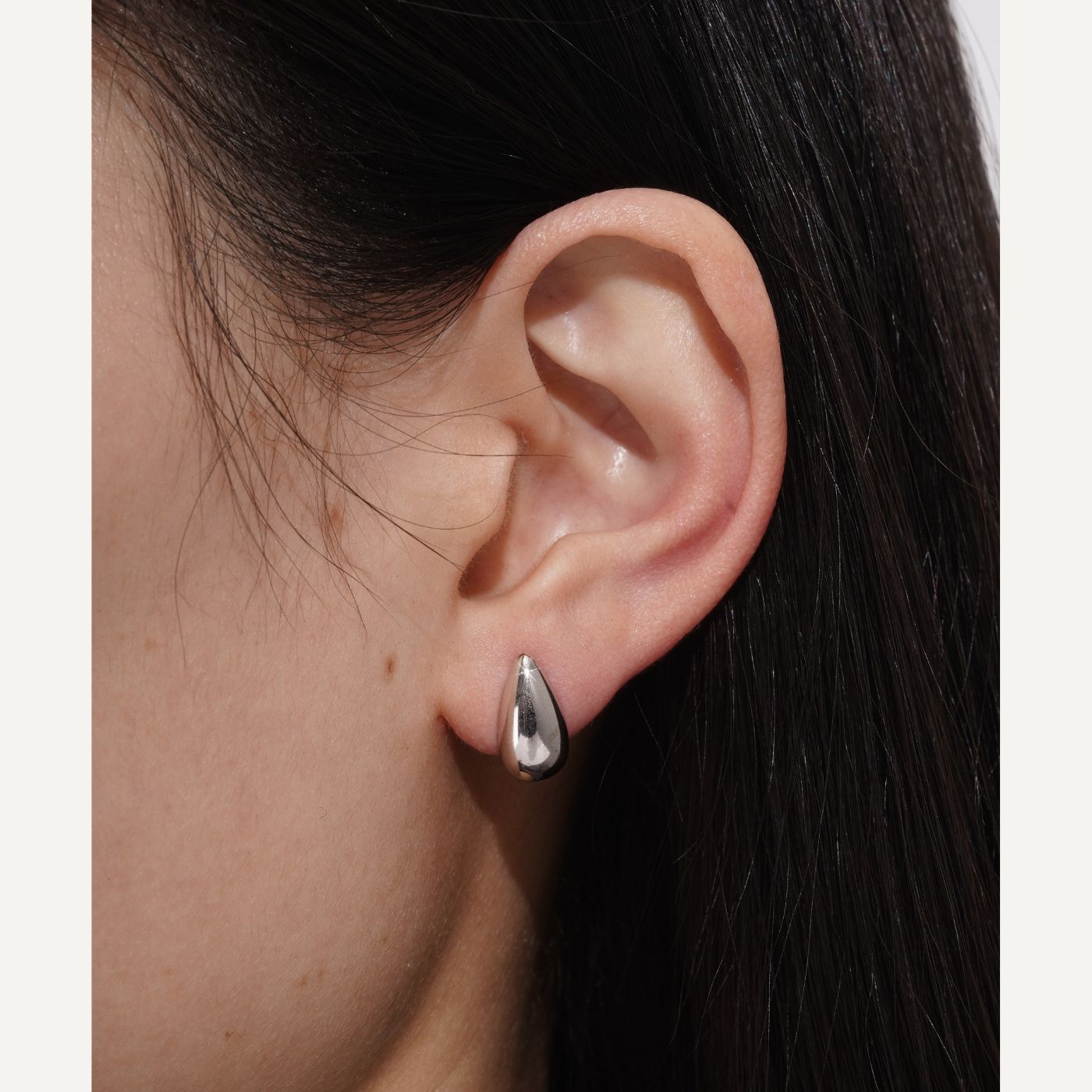 Boucle d'oreille argent Dune