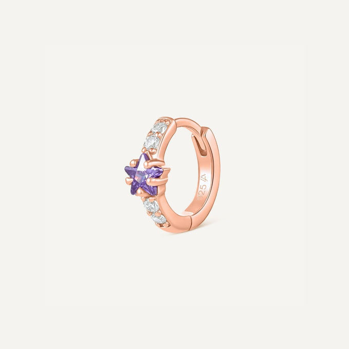 Créole or rose, anneaux or rose,