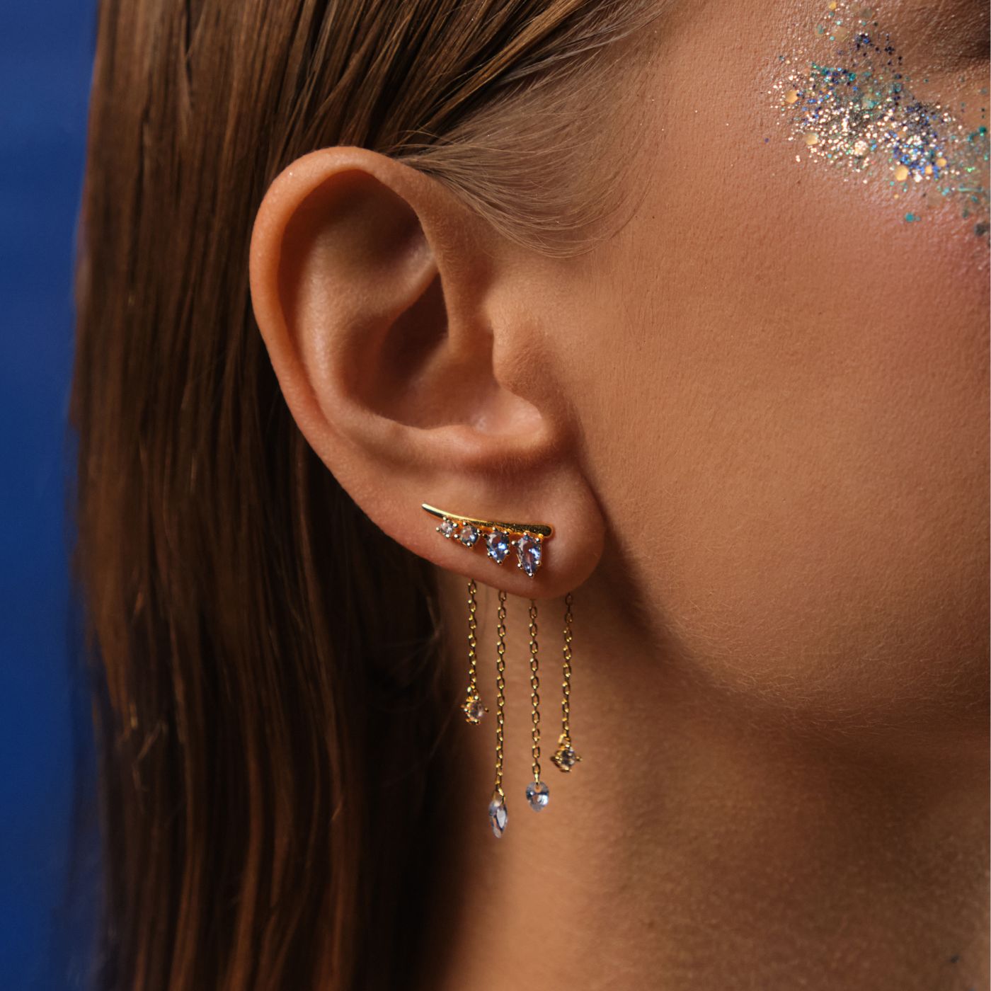 Boucles d'oreilles grimpantes Calypso