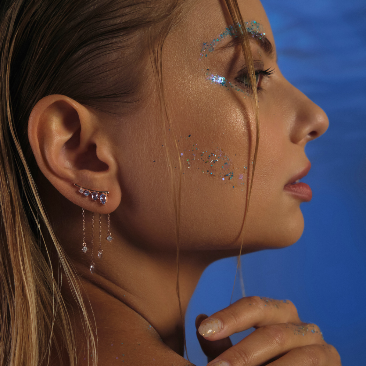 Boucles d'oreilles grimpantes Calypso