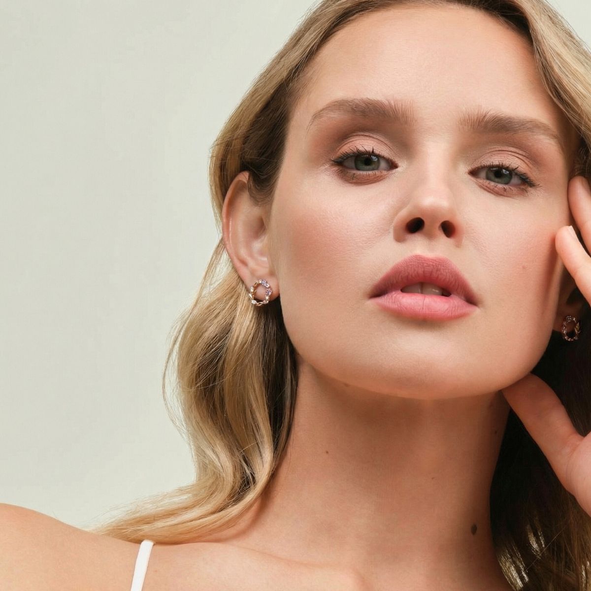 Boucles d'oreilles Juliette - Or Rose