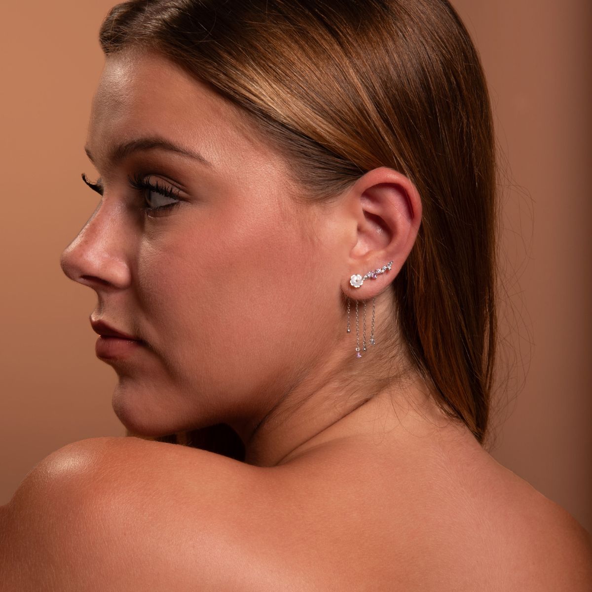 Boucles d'oreilles grimpantes Maëline