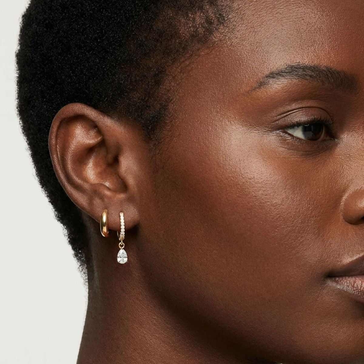 Boucle d'oreille Or Nubie