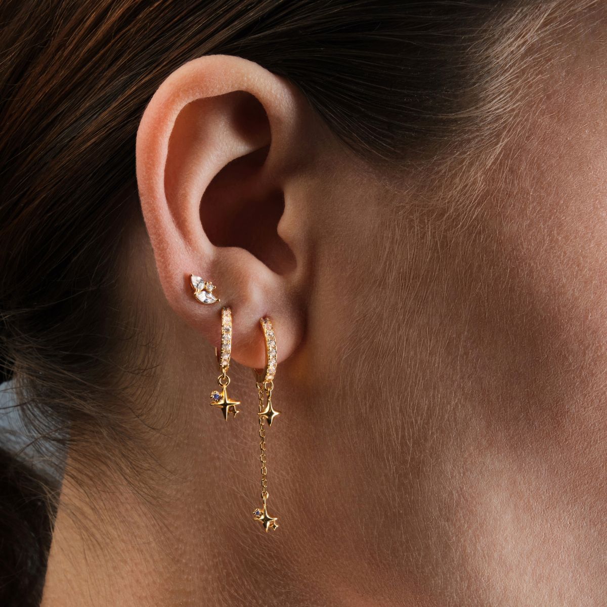 Boucle d'oreille Rosalie