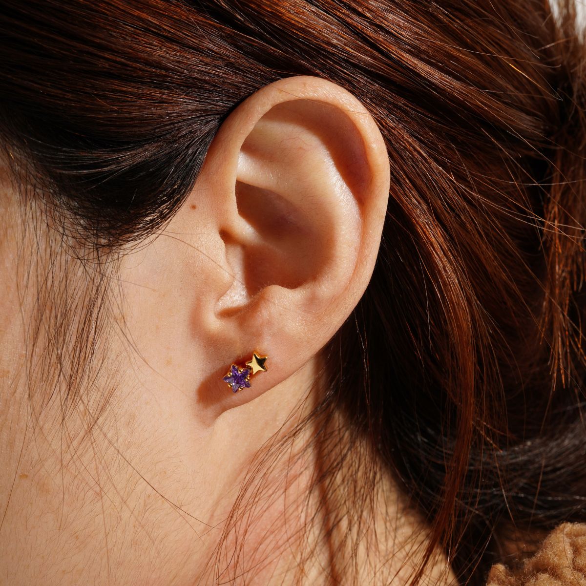 Boucle d'oreille Météore