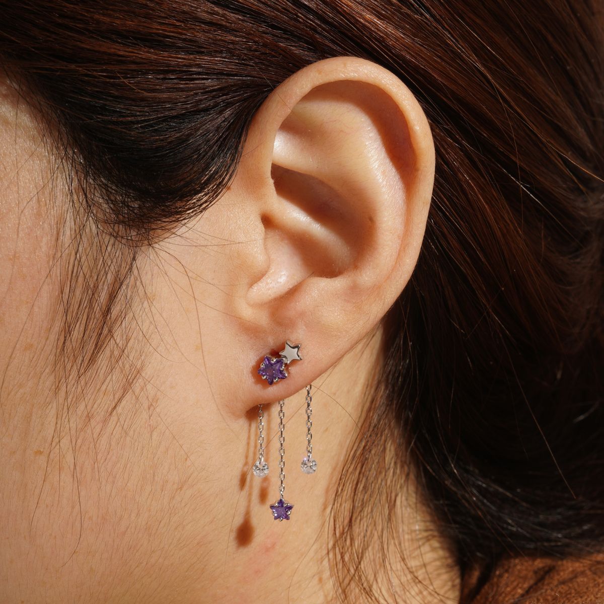 Boucle d'oreille Météore