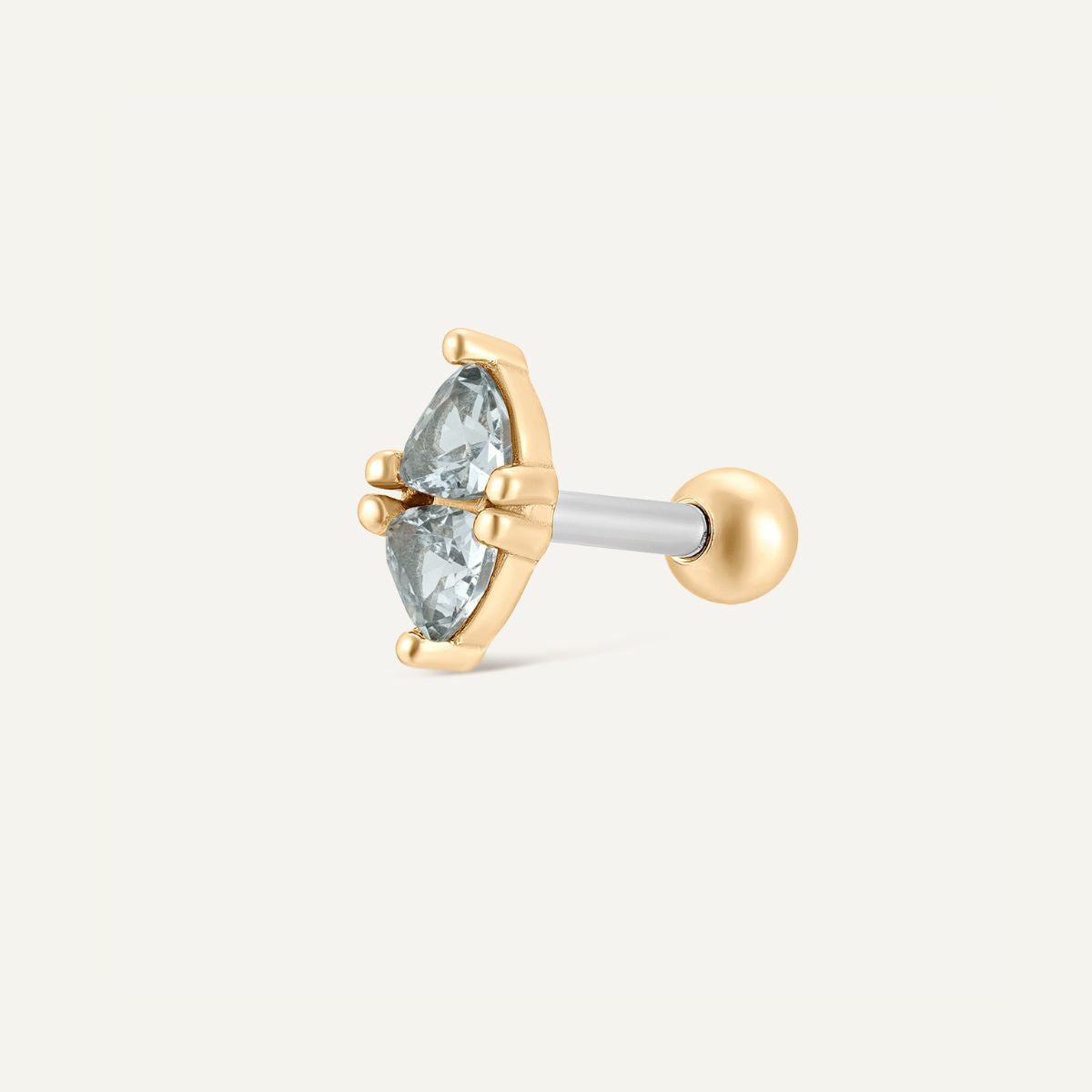 Piercing or sans risque d'allergie, pour hélix