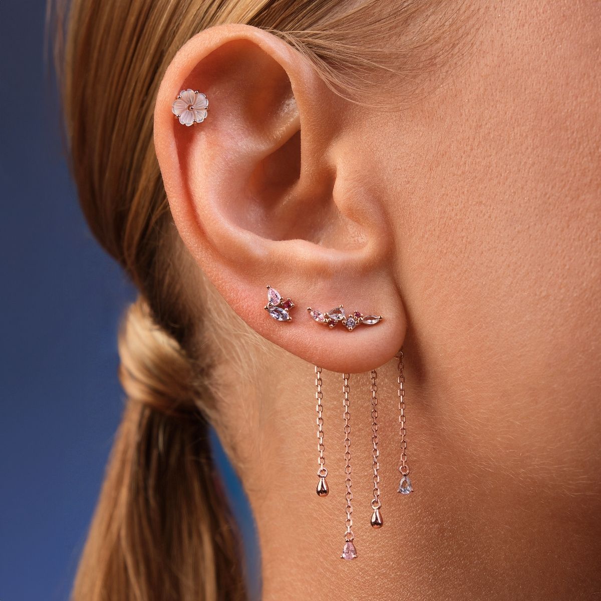 Boucle d'oreille Romane