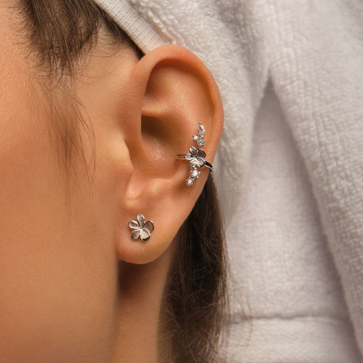 Boucle d'oreille Marguerite