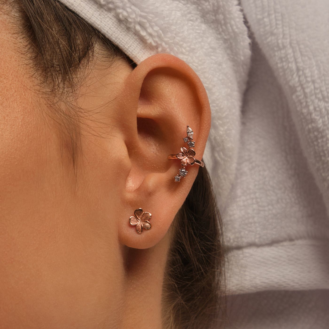 Boucle d'oreille Marguerite