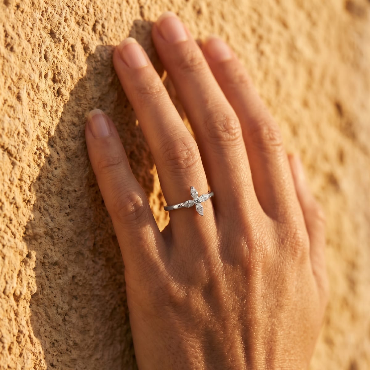 Bague Néro - or blanc