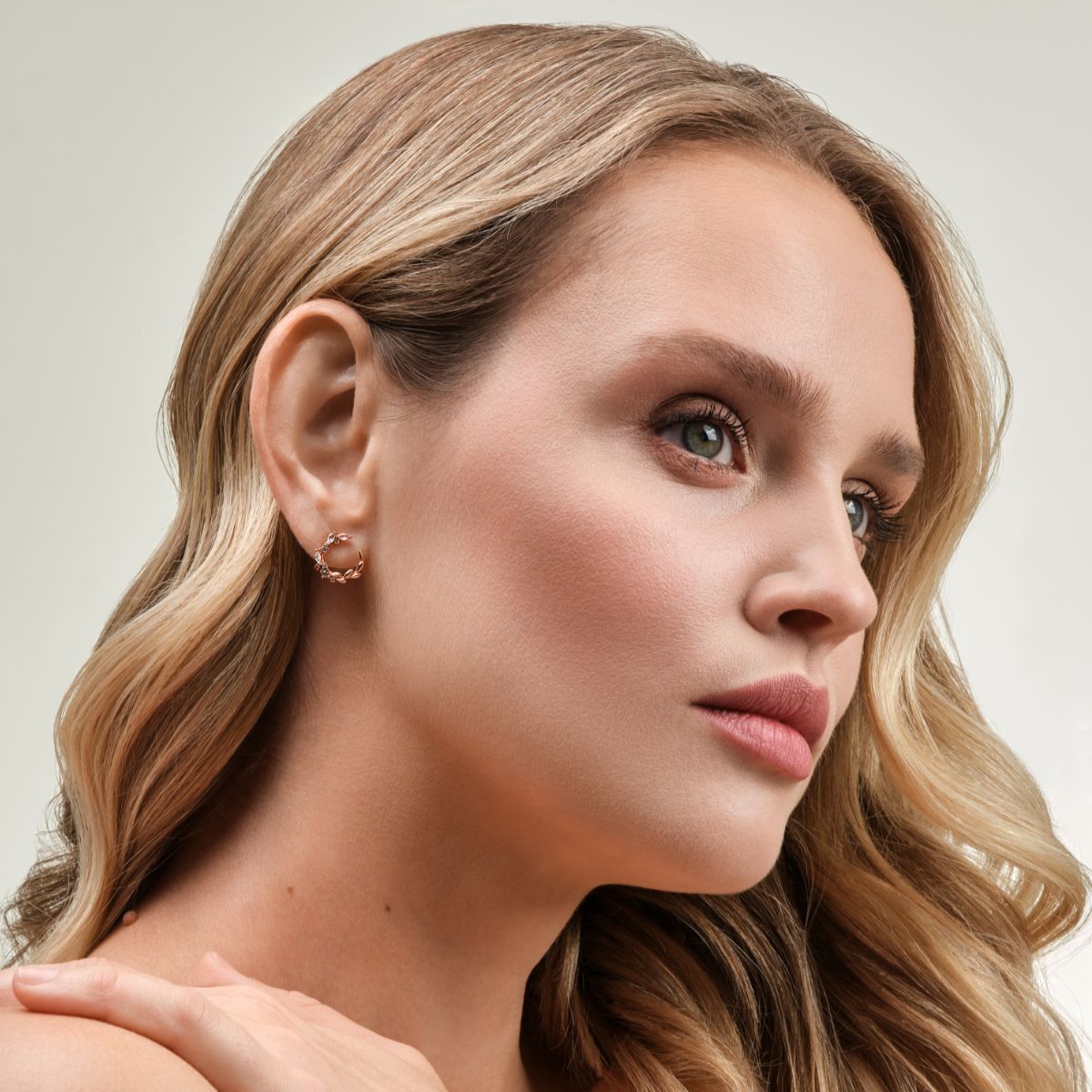 Boucles d'oreilles Agathe - Or Rose