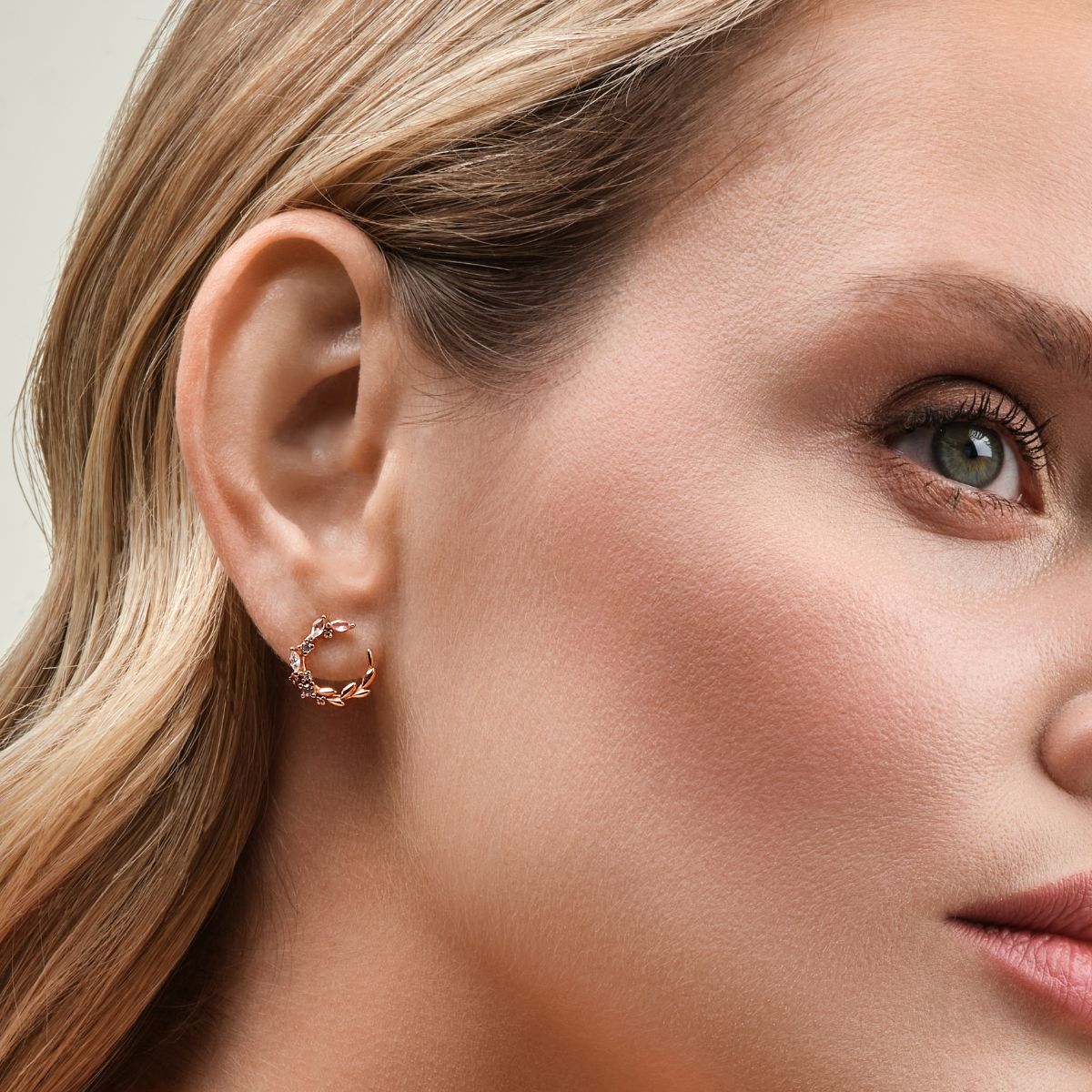 Boucles d'oreilles Agathe - Or Rose