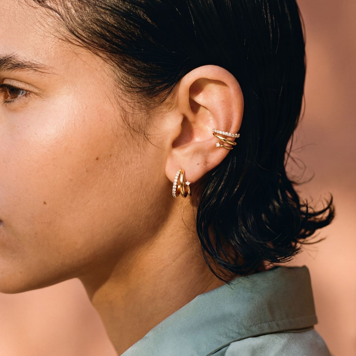 Boucle d'oreille Clarisse