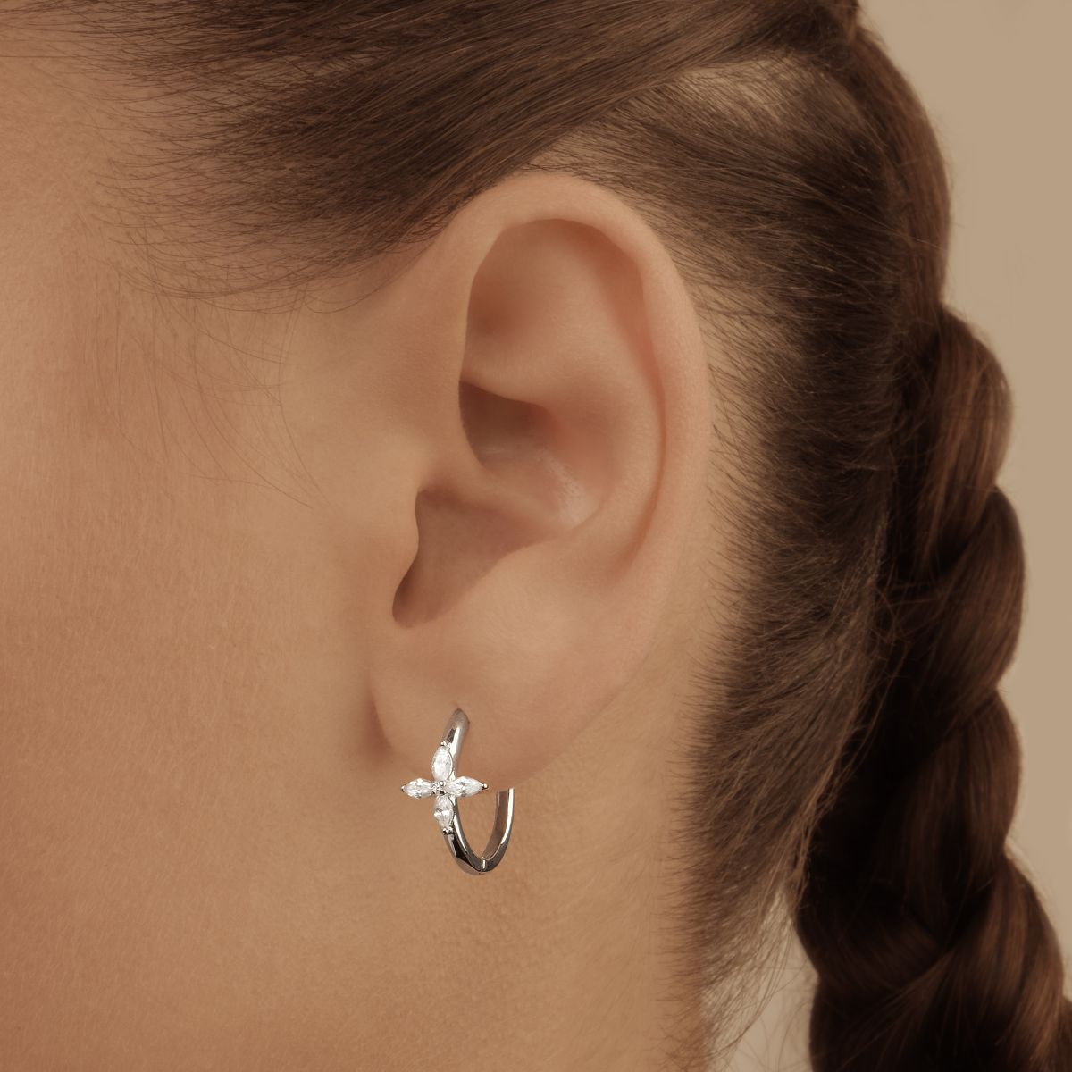 Boucle d'oreille Nero