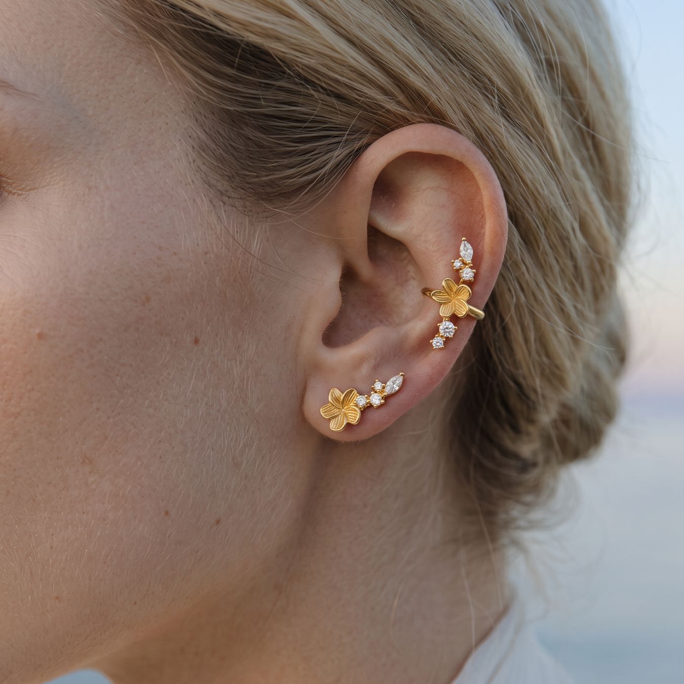 Ear cuff Fleur Eléanor