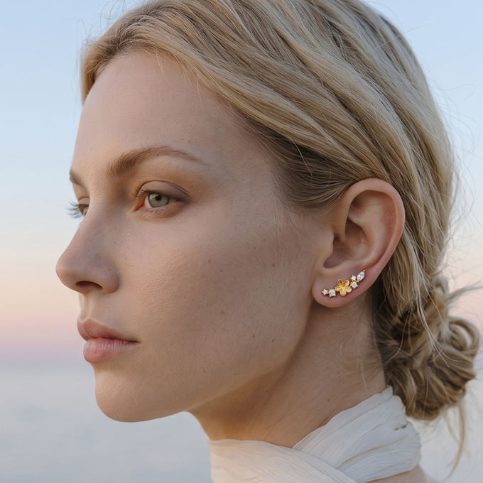 Boucles d'oreilles grimpantes Jeanne