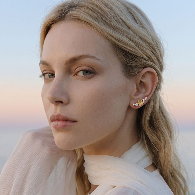 Boucles d'oreilles grimpantes Jeanne