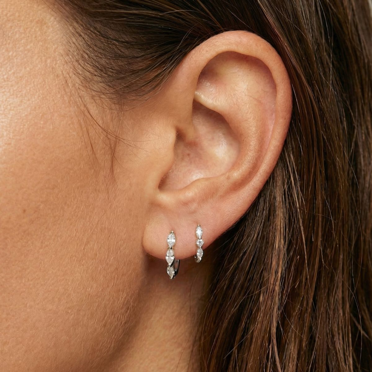 Boucle d'oreille Prisme