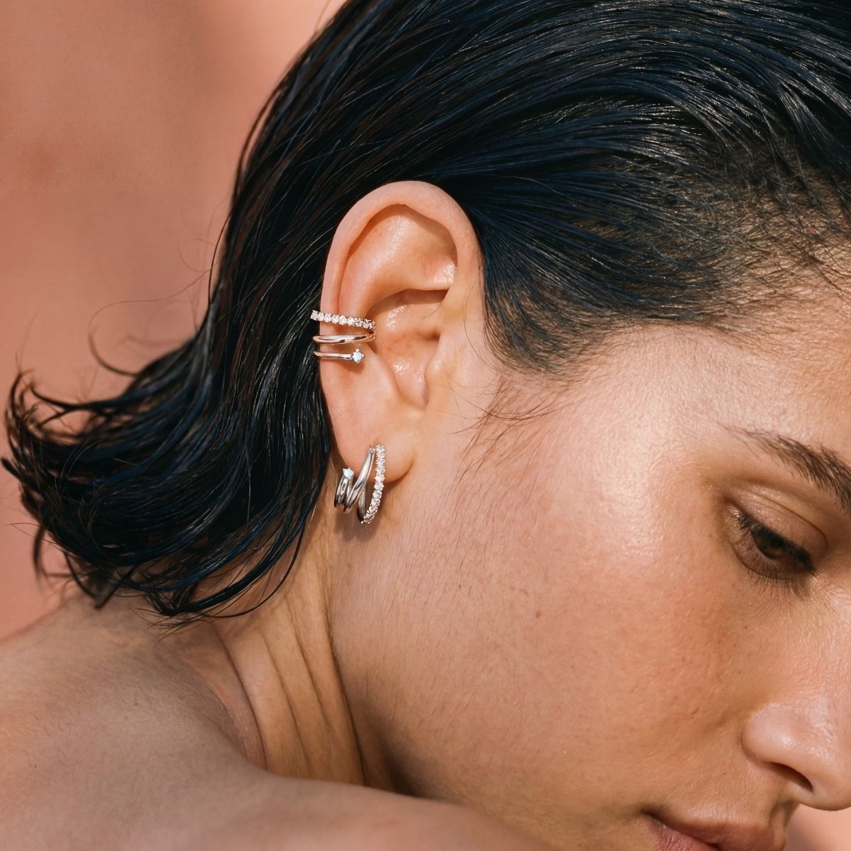 Boucle d'oreille Clarisse