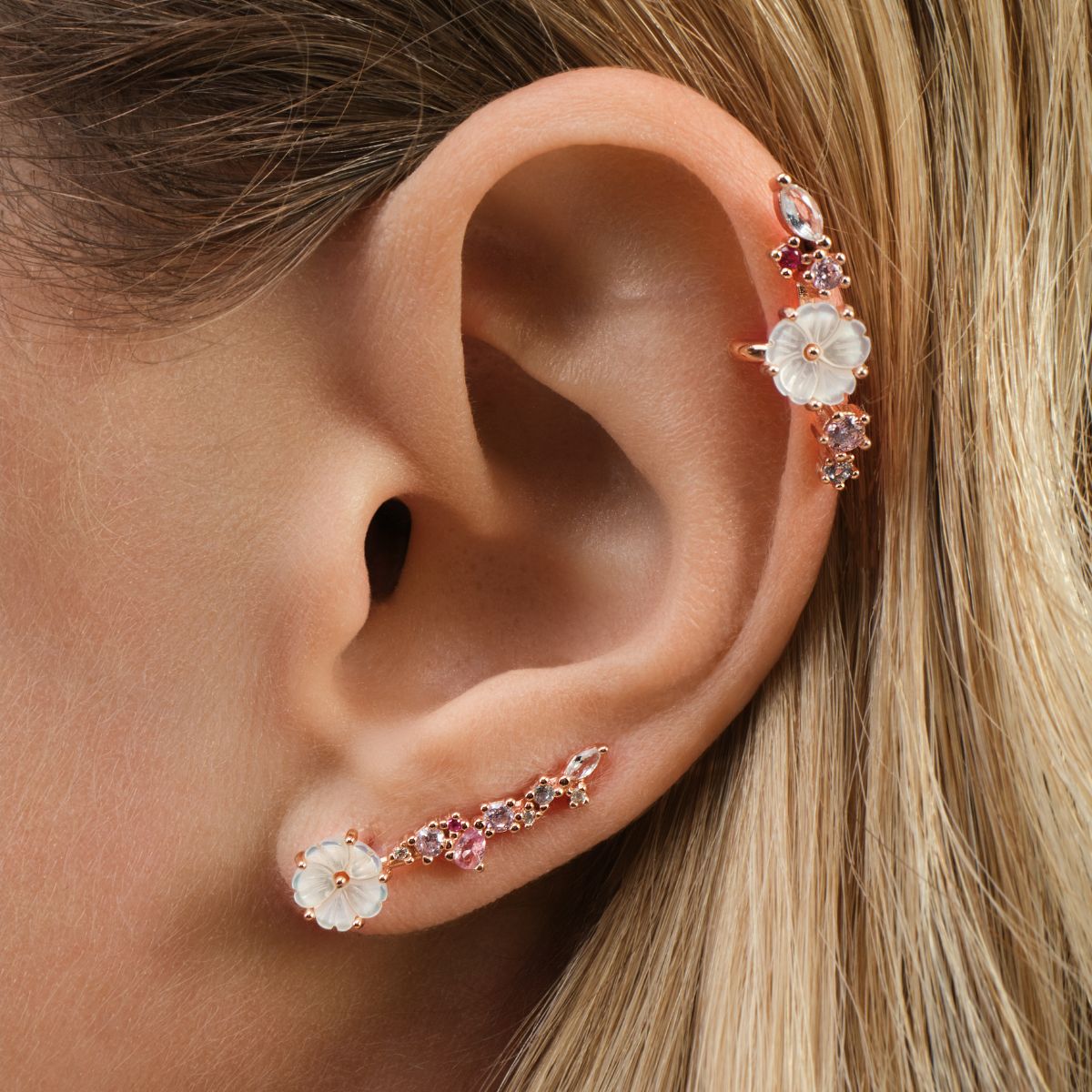 Boucles d'oreilles grimpantes Maëline