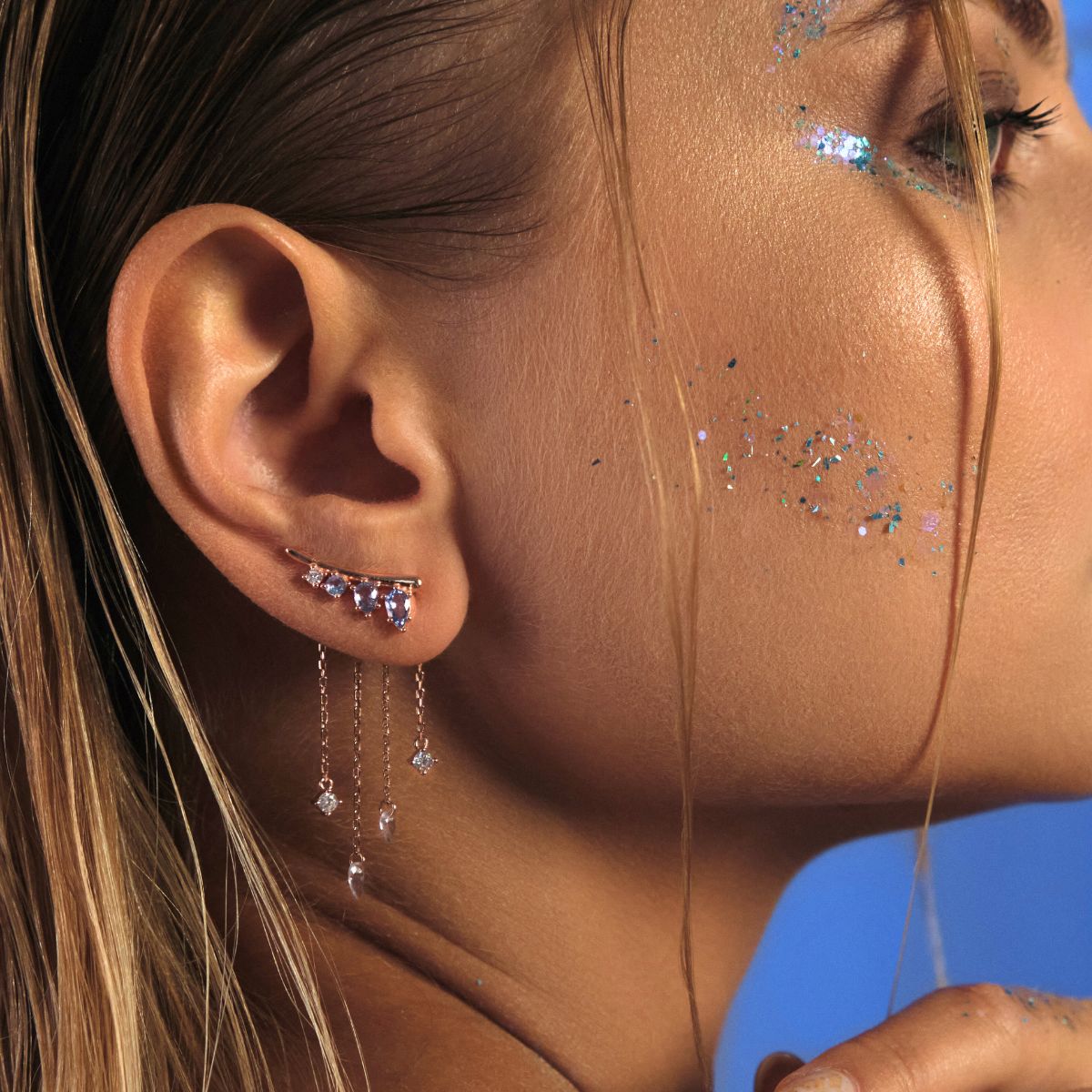 Boucles d'oreilles grimpantes Calypso - Elsa