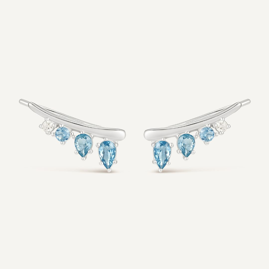 Boucles d'oreilles grimpantes Calypso