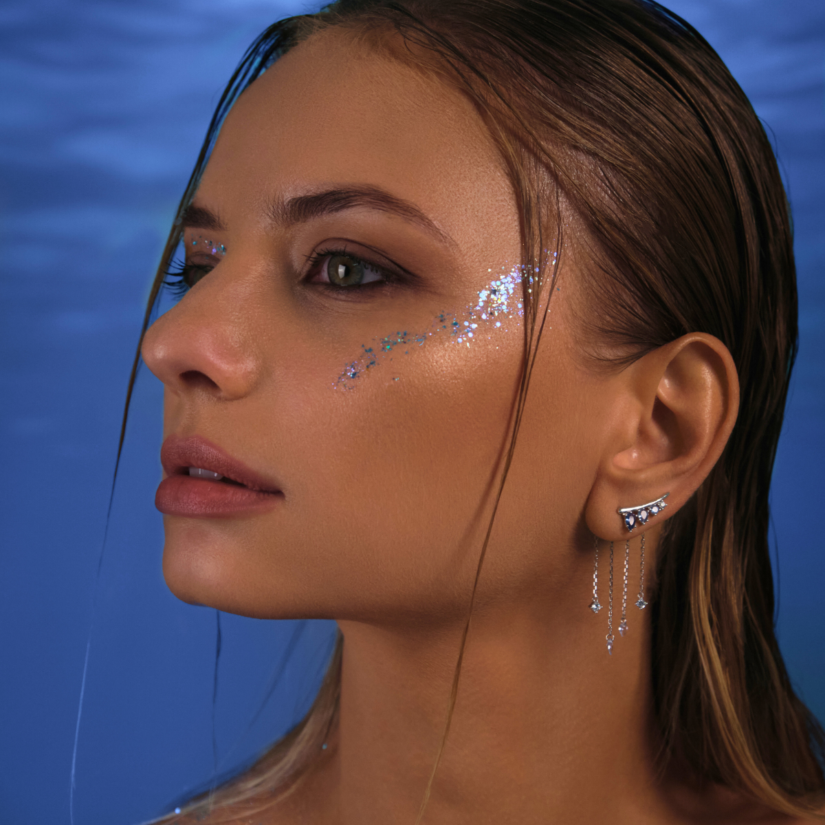 Boucles d'oreilles grimpantes Calypso