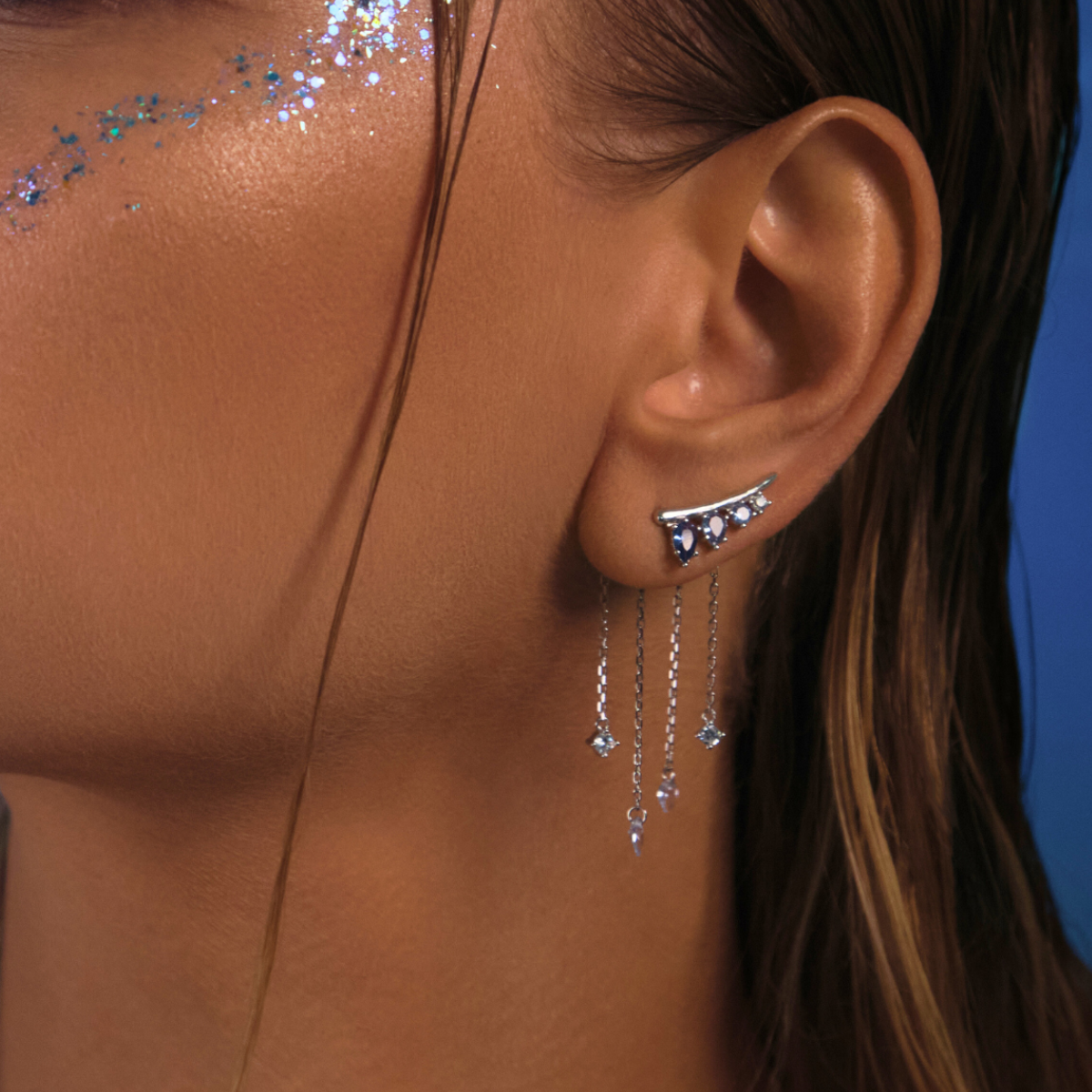 Boucles d'oreilles grimpantes Calypso