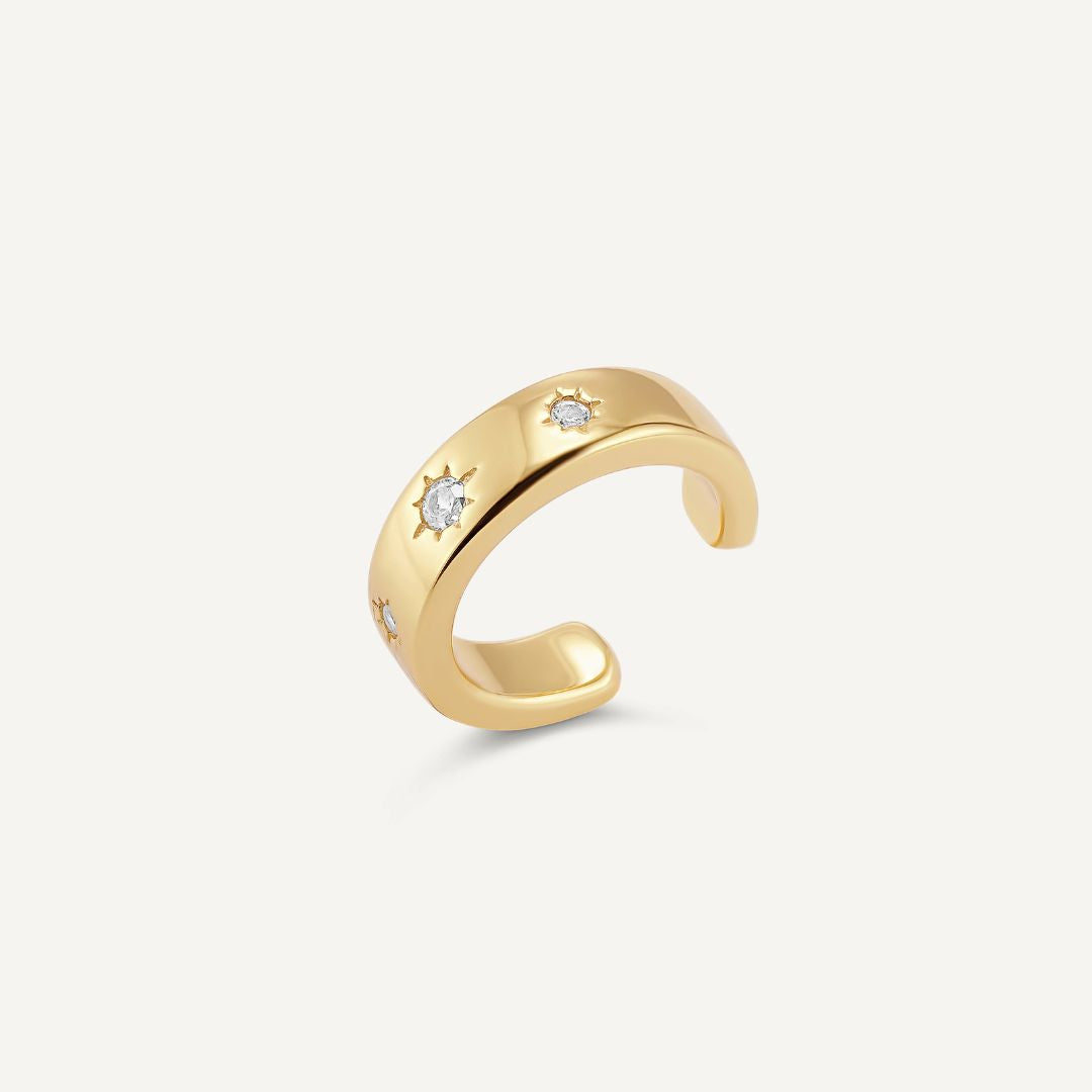 ear cuff doré, ear cuff conch, ear cuff or