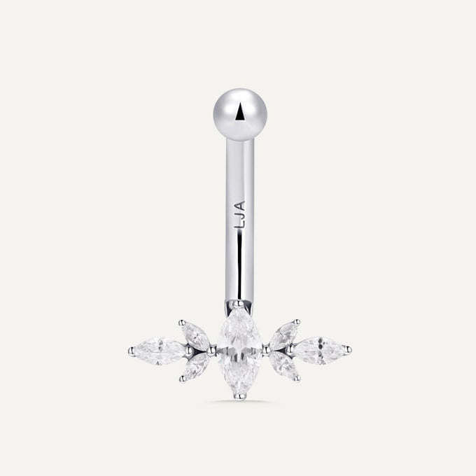 Navelpiercing Lotus