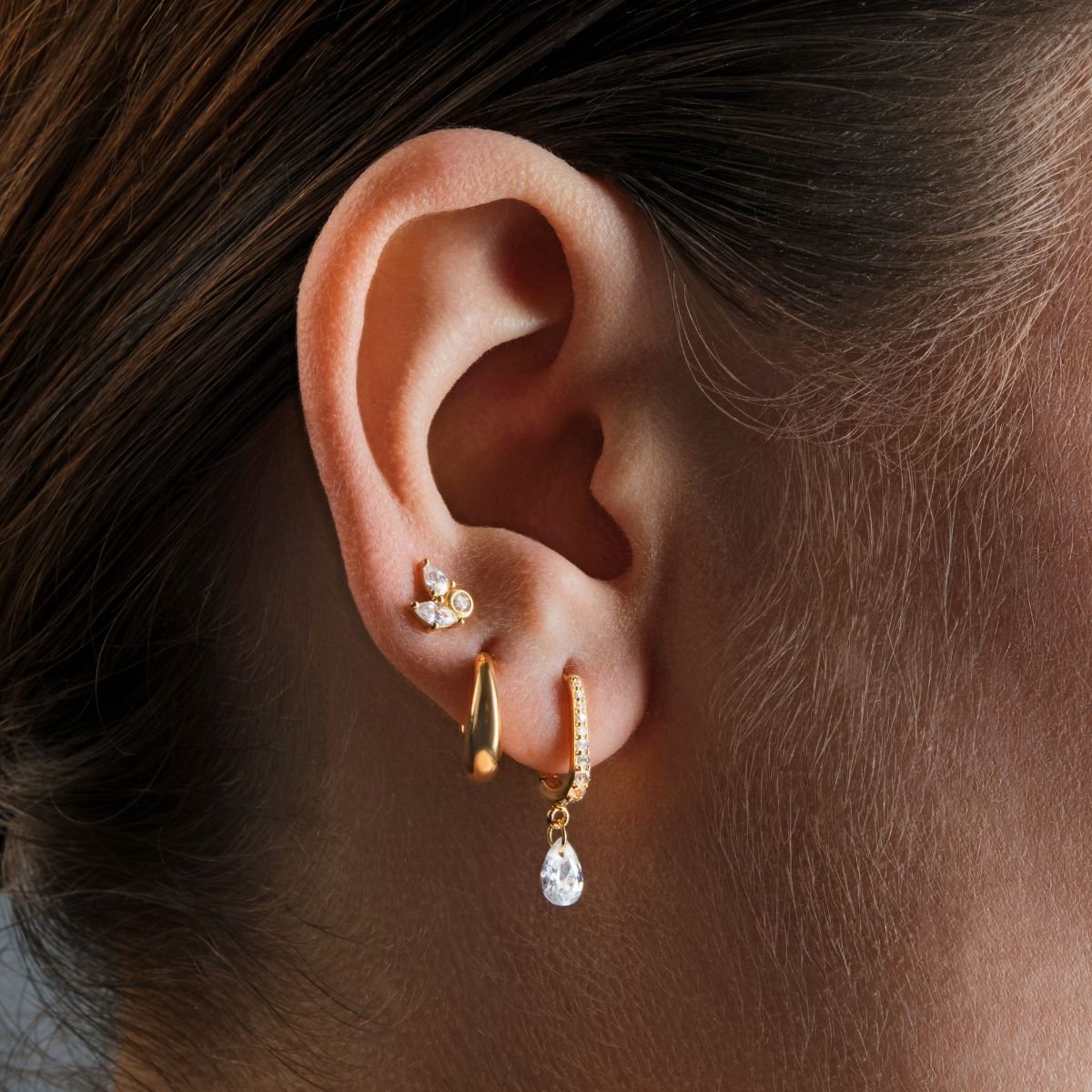 Boucle d'oreille Or Nubie