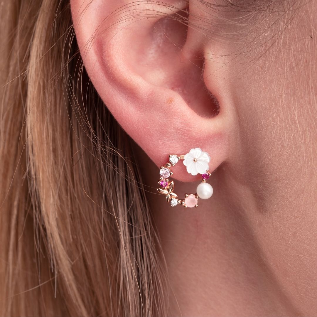 Bijoux cadeau femmeBijoux cadeau femme. Coffret bijoux fleur. Boucle d oreille fleur