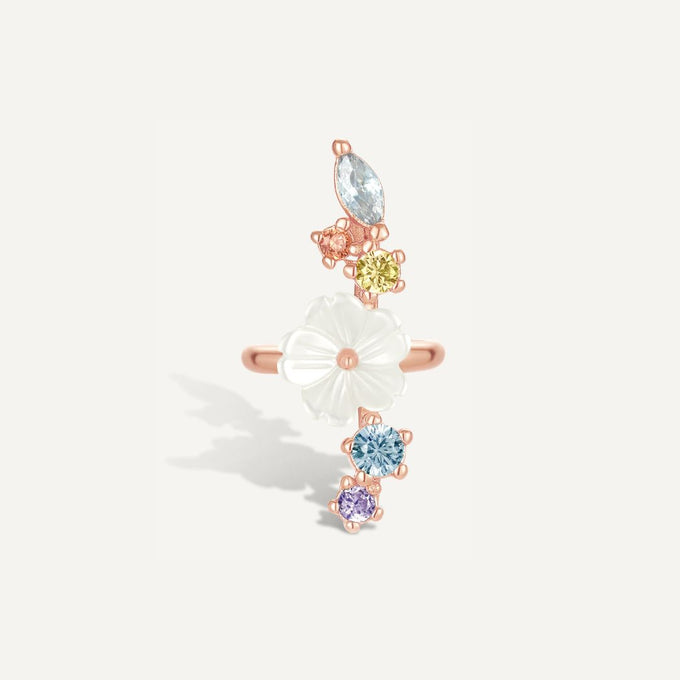Ear Cuff fleur Éléna, Les Joyaux d'Auré