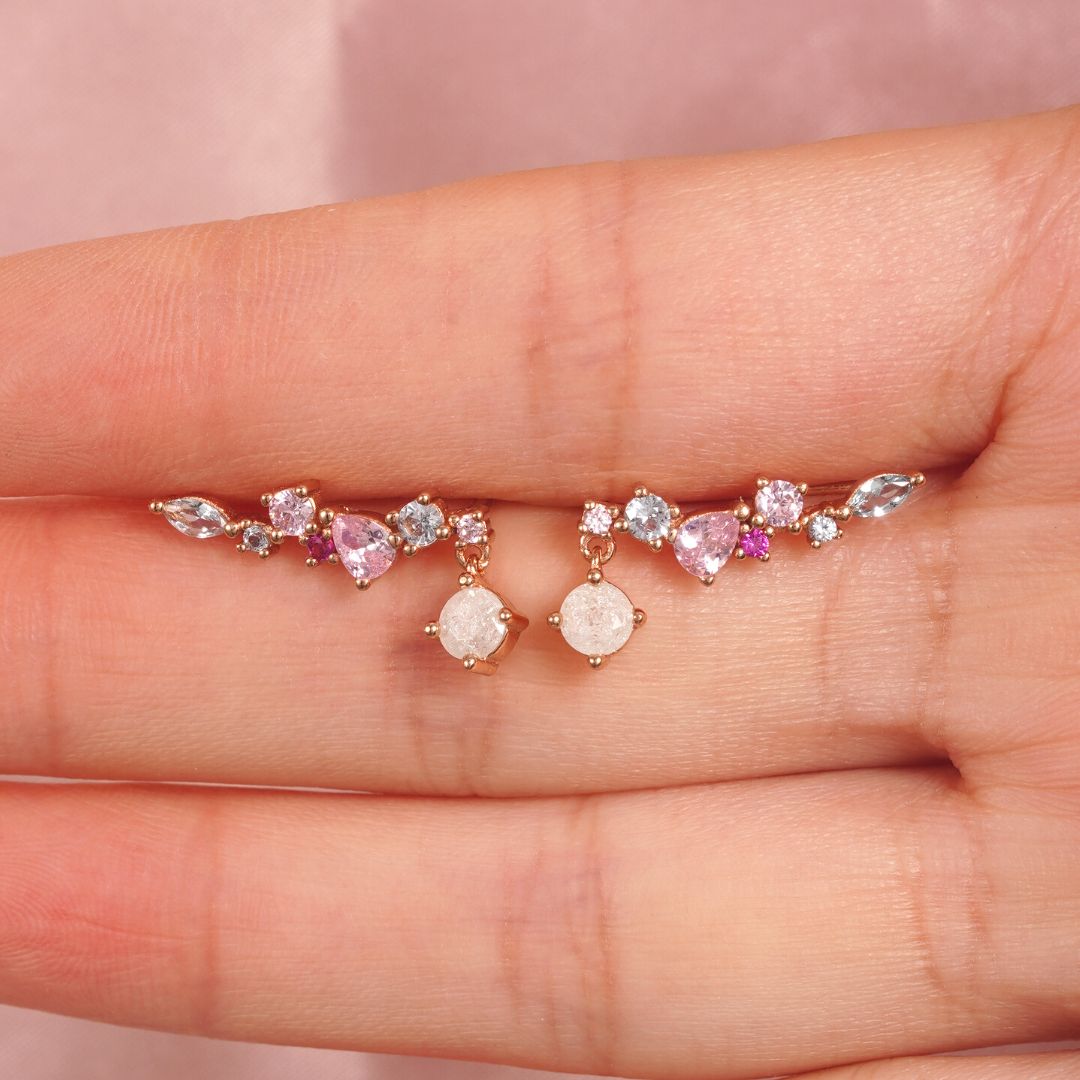 Boucle d'oreille grimpante Nelly