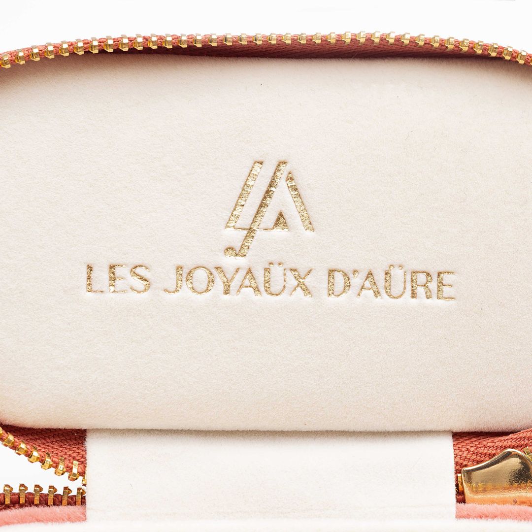 Petite trousse à bijoux pour sac à main. Petite boite à bijoux pour ranger ses boucles, colliers, bracelets. Les Joyaux d'Auré