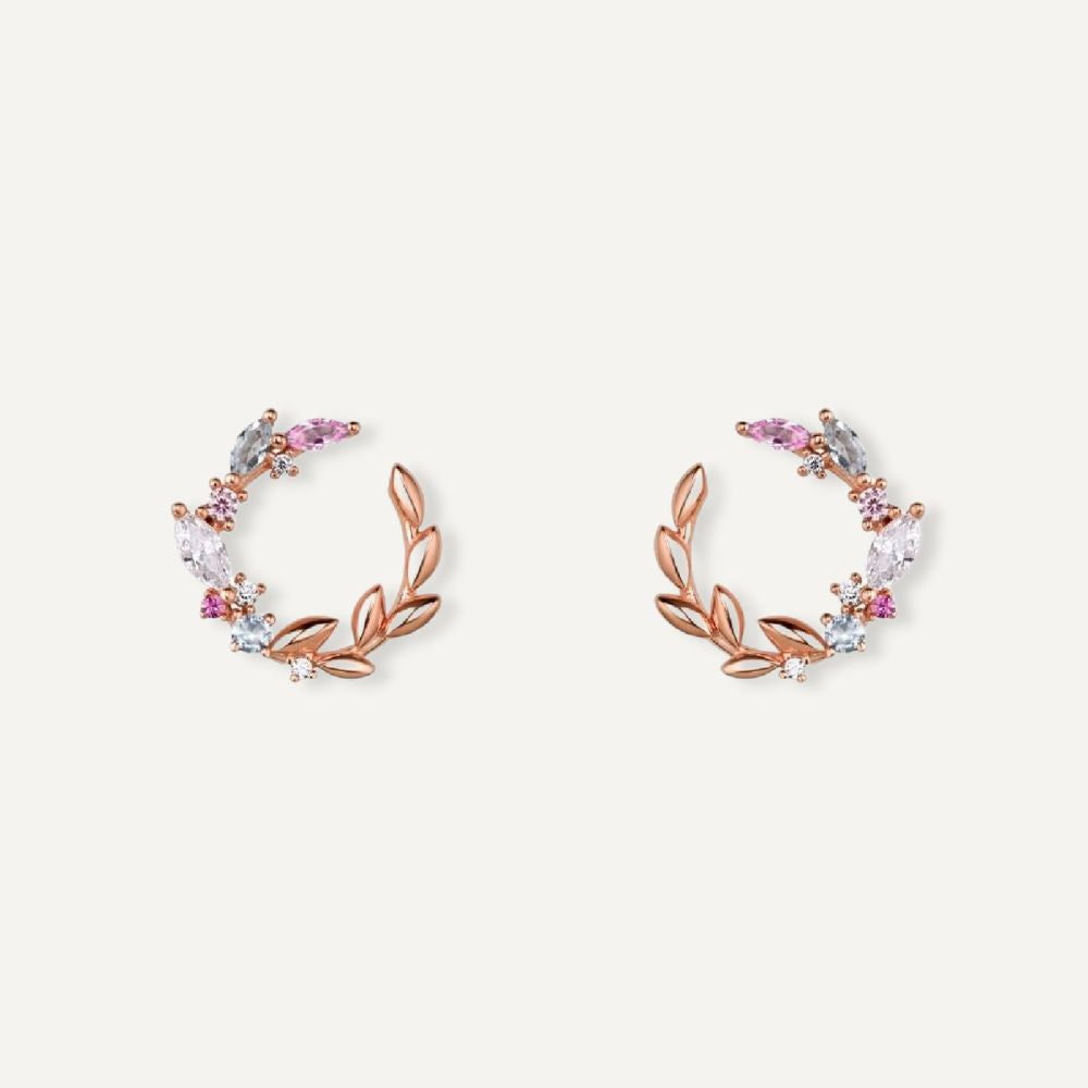 Agathe Earrings - Rose Gold