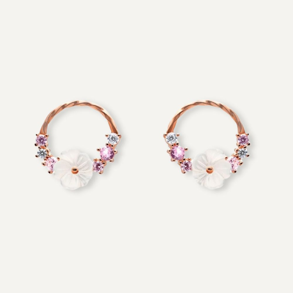 Esme flower earrings