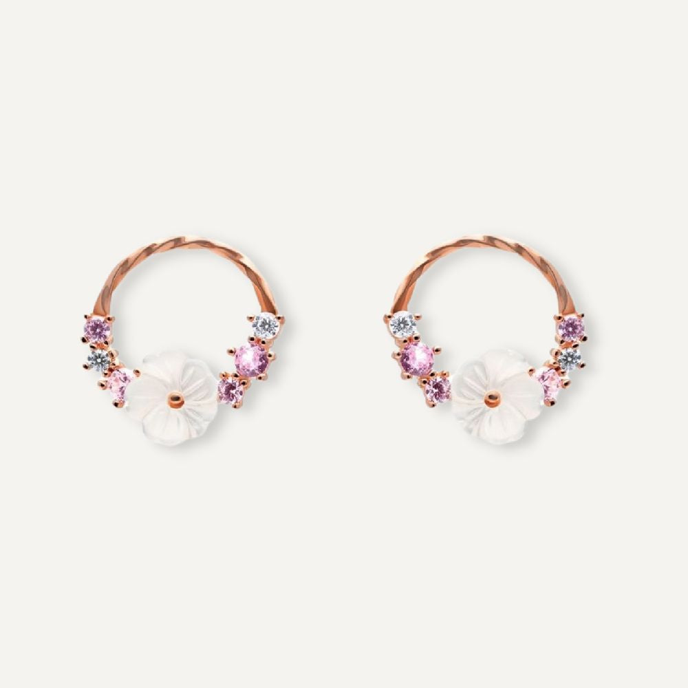 Esme flower earrings