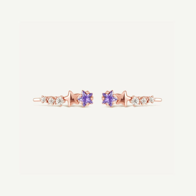 Boucles d'oreilles Persée Or Rose